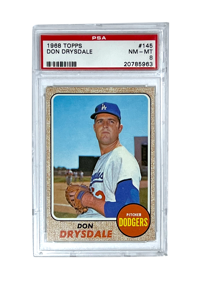 1959 Topps #387 Don Drysdale Los Angeles Dodgers Baseball Card Ex Nice