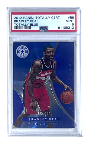 Bradley Beal (RC) 2012 Panini Totally Certified Totally Blue 59 / 299 PSA 9 Basketball Card