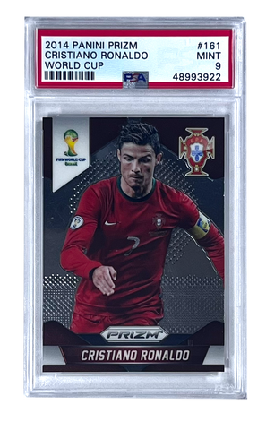 Cristiano Ronaldo 2014 Panini Prizm #161 PSA 9 (MINT) Soccer Card