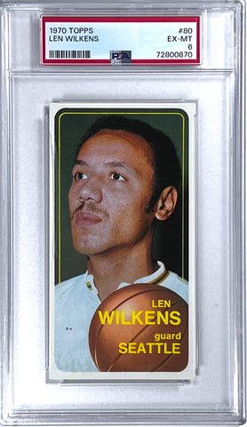 Len Wilkens (HOF) 1970 Topps #80 PSA 6 Basketball Card