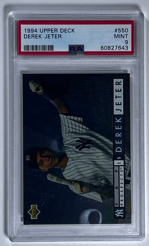 Derek Jeter 1994 Upper Deck #550 PSA 9 (MINT) Baseball Card