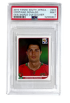 Christiano Ronaldo 2010 Panini South Africa FIFA World Cup Sticker #559 PSA 9 (MINT) Football Card