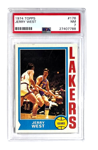 Jerry West 1974 Topps#176 PSA 7 (NM) Basketball Card