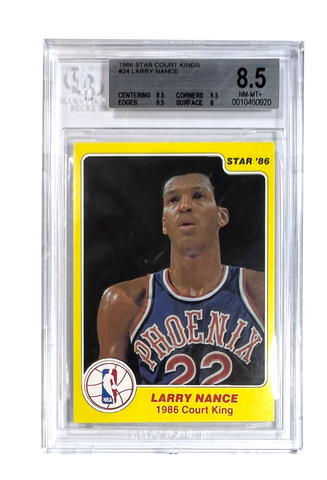 Larry Nance 1986 Star Court Kings #24 PSA 8.5 (NM-MT) Basketball Card