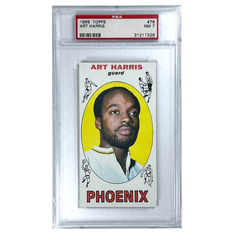 Art Harris 1969 Topps #6 PSA 7 (NM) Basketballl Card